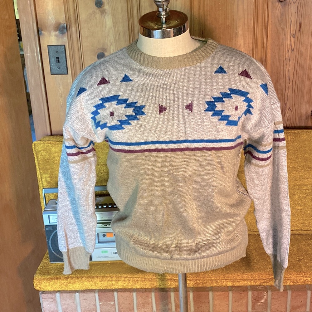 Vintage southwest motif sweater